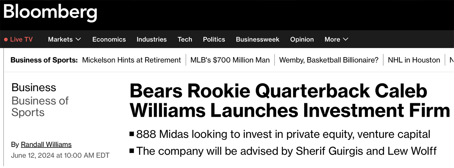 Bloomberg Headline screenshot