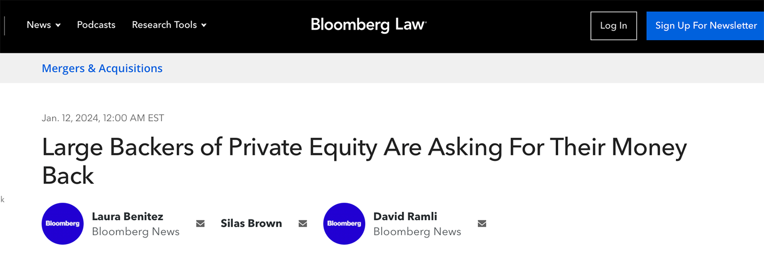 Bloomberg Law screen shot