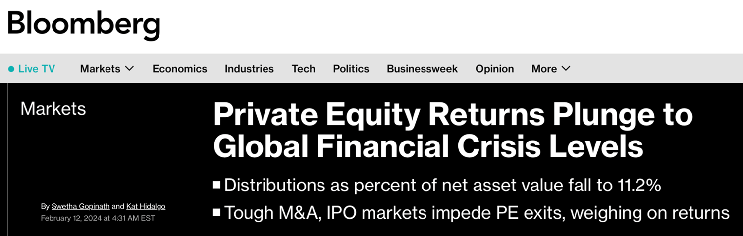 Bloomberg headline screenshot