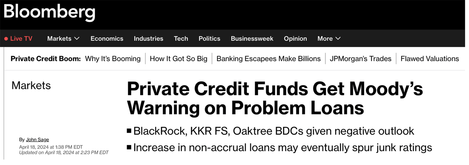 Bloomberg headline screenshot